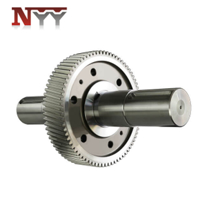 Mining machinery gear and gear shaft hot fit assembly