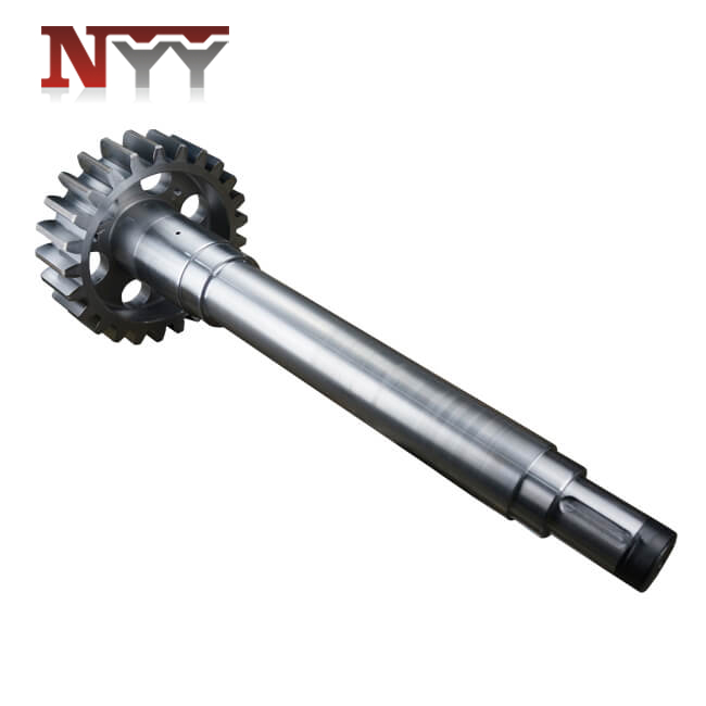 Metallurgy machinery soft tooth flank DIN class 6 gear shaft